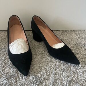J.Crew Block Velvet Heel